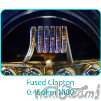 tesla handcrafted fused clapton 0.46ohm ni80